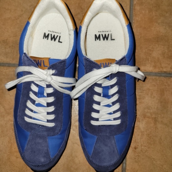 Madewell League Sneakers in Navy Suede NK123 Spring 2023 Men Women - Picture 7 of 8